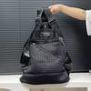 Women'S Mesh Lightweight Shoulder Bag Large-Capacity Splicing Trend Handbag