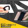 Keychain Mountain Climbing Button Key Ring Velcro Carabiner Multifunctional Backpack