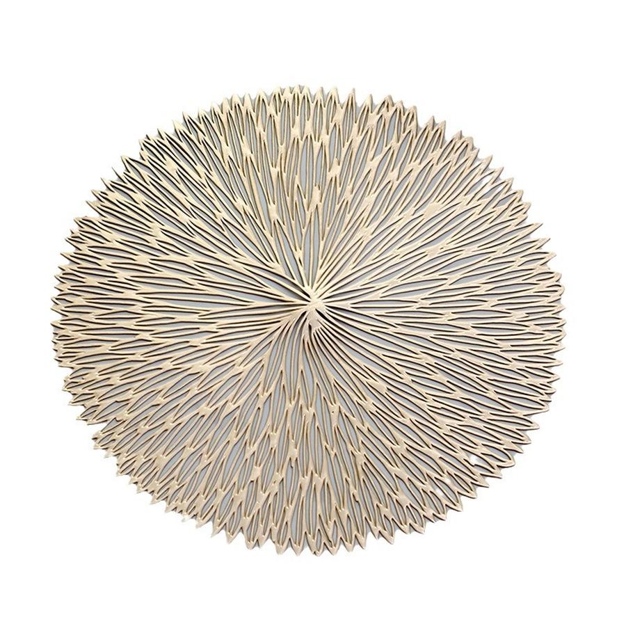 Nordic Style Placemats Heat-Resistant Anti-Slip Round Table Mat Home Creative Dish Pad Home Decor