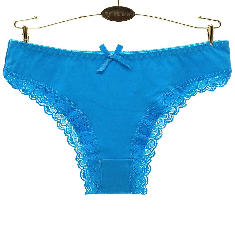 Underwear Cotton Briefs Sexy Panties Lace Ladies Girls Knickers Intimates For Women 6 Pcs/set