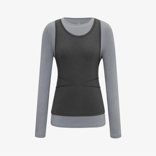 Fila Women S T ShirT Cover Up Layered
