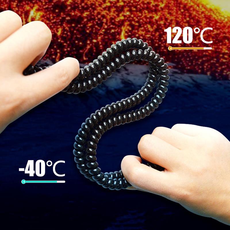 Bicycle Harness Winding Tube Electric Vehicle Brake Wire Organizer Protective Sleeve Tpu Sheath Line Cable Spiral Wrap Portable