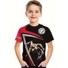 Abbigliamento Ragazzi Taekwondo Judo Moda T-shirt con Stampa 3D Sportivo Bambini Maniche Corte Estate Abbigliamento Palestra Harajuku Magliette Top Cool