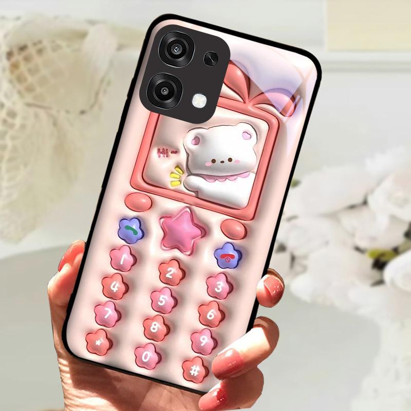 For Oppo A6 A 6 Pro F31 5G CPH2781 Case Fashion Painting Tempered Glass Cover For OPPO A6Pro Phone Fundas Protective Shell Coque