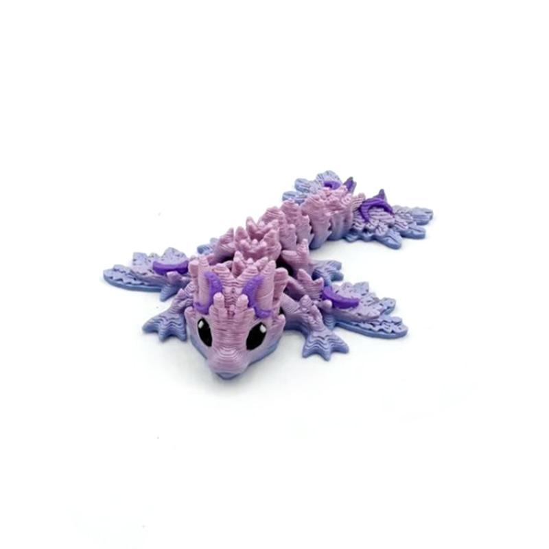 6-Pack Small Mystery Dragon Eggs 2025 New 3D Printed Dragon Eggs with Fully Articulated and Colored Dragon Inside Easter Decor