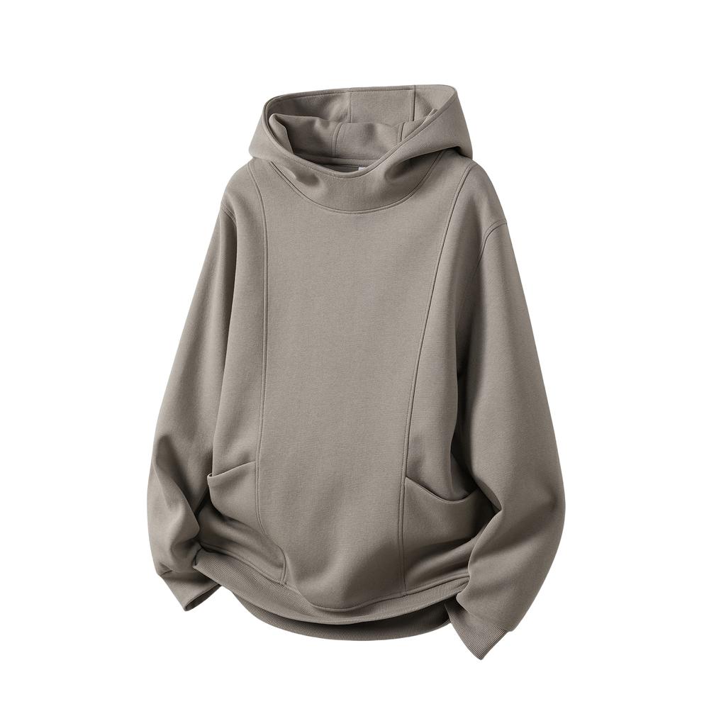 Men's Spring Fall Hoodie, Loose Fit Casual Basic Sweatshirt for Everyday Wear