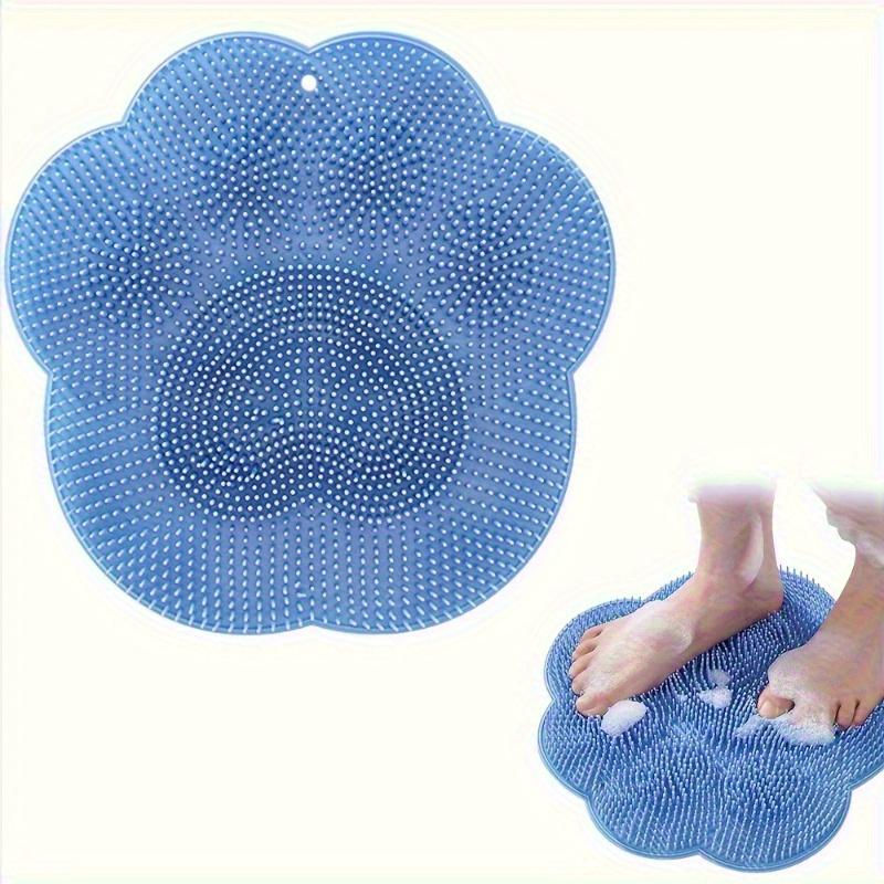 1pc Silicone Mat for Scrubbing Feet And Back - Slip-Resistant, Easy To Clean Bath Massage Pad Designed for Better Exfoliation And Relaxation