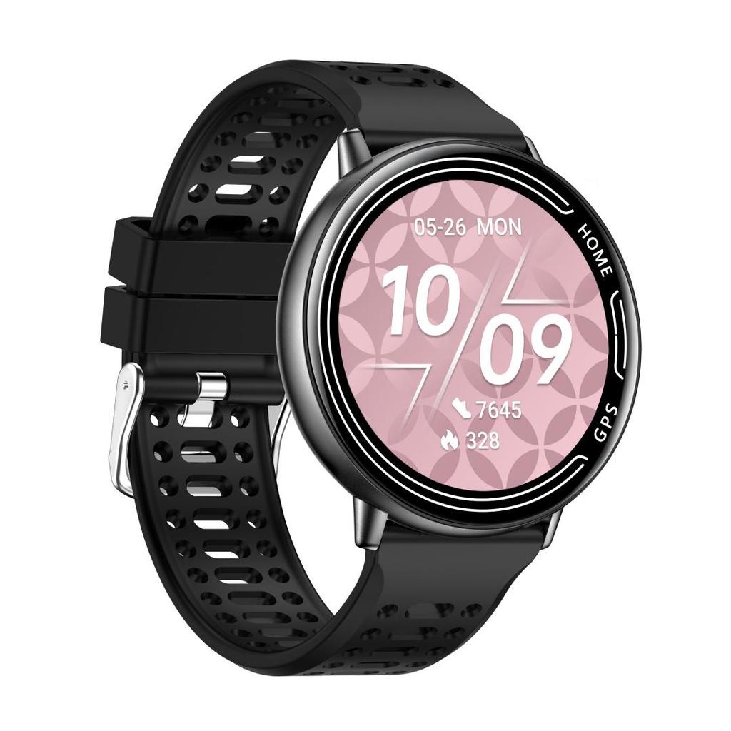 Rainbuvvy KC100 GPS Smartwatch 1.39inch 360x360 BT5.3 Bluetooth Call 1ATM Waterproof 230mAh Android Smart Bracelet Women Sports Watch