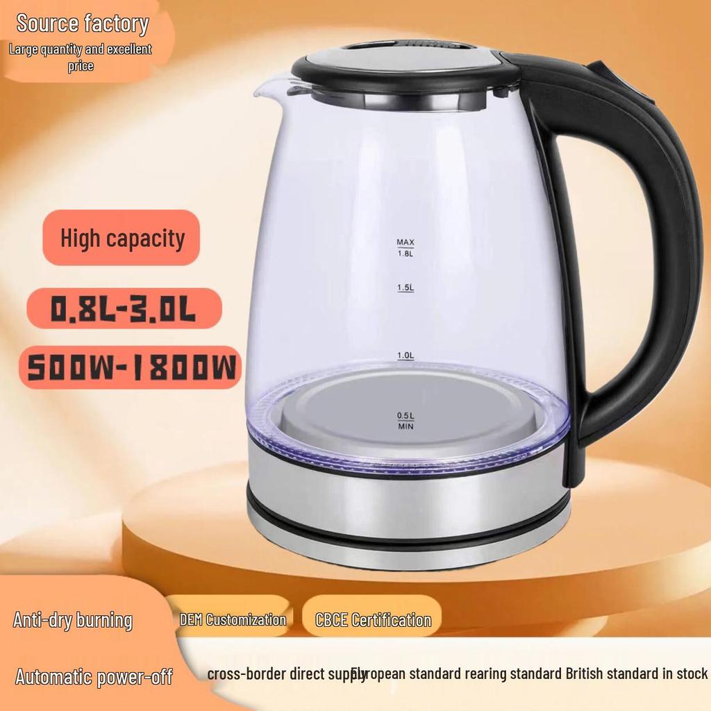 Stainless Steel Electric Kettle: Fast Boiling, Large Capacity, Ideal for Home & Hotel Use