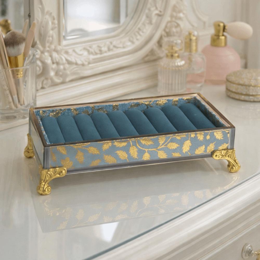 Durable Trinket Box Firm Jewelry Organizer Holder Convenient Bracelet Storage Rack Craft Show