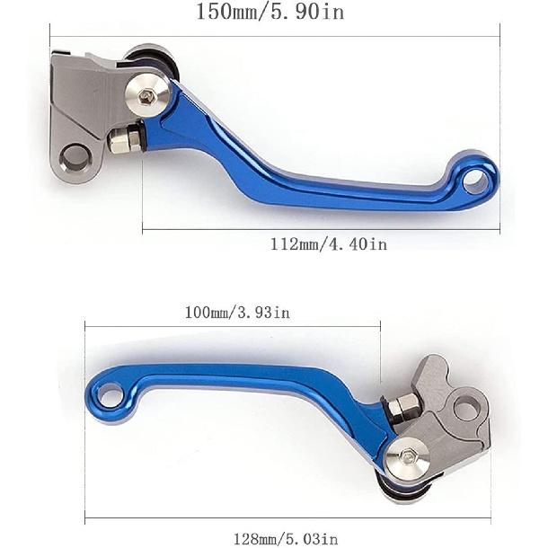 For Kawasaki KX450F KX450 KX 450F 2006-2011 2012 Motorcycle Dirt Bike Brake Clutch Levers Motocross Pivot Lever CNC Aluminum Foldable Lever with Logo