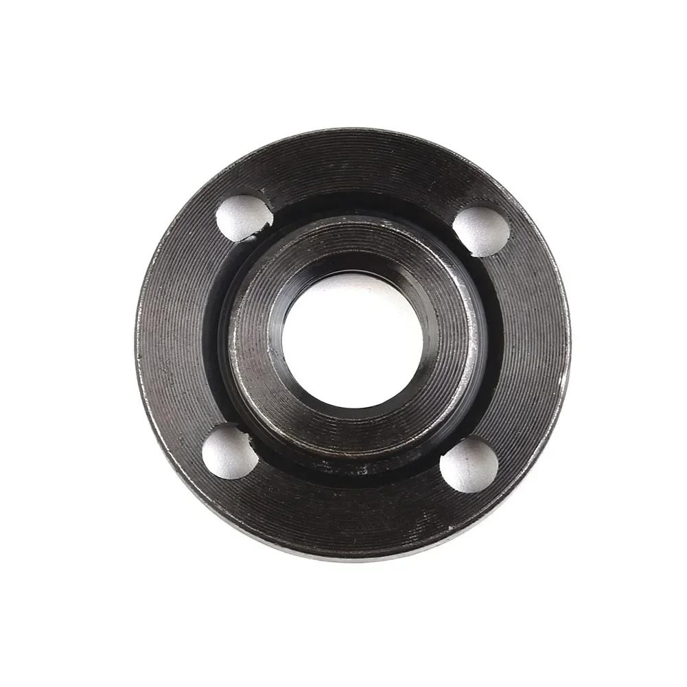 2pcs Thread Angle Grinder Inner Outer Flange Nut Set Metal Pressure Plate Nut Replacement Parts For Angle Grinder Sander
