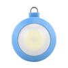 Mini COB LED Super Bright Round Camping Lights Outdoor Night Lamp with Hook((Blue)