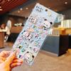 4pcs Panda Bubu And Yier 3D Bubble Stickers Sakura Creative Girl'S Diy Phone Case Camera Decoration Children'S Reward Toy