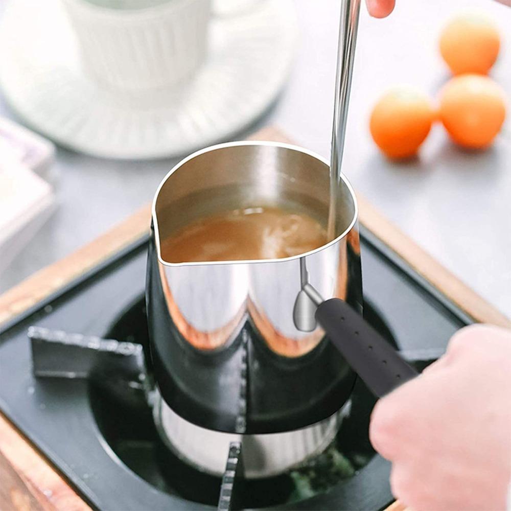350ml Capacity Coffee Warmer Mini Size Milk Warmer Barista Tools Butter Warmer  Lattes Preparation