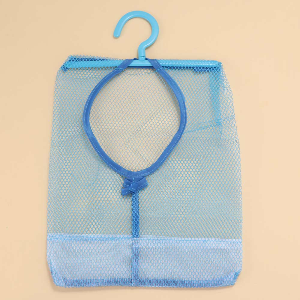 3PCS Breathable Mesh Storage Basket Quick Dry Clothespin Mesh Bag Makeup Organizer Wardrobe