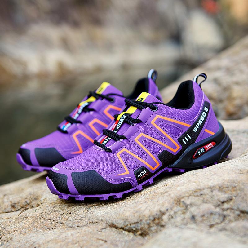 Outdoor hiking shoes hiking cycling shoes solomon trail running shoes non-slip travel