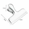 For Kitchen Home Office Clips Food Sealing Quick Clamping Stainless Steel