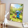Disney Diamond Painting Kit DIY Round Home Wall Decor Stitch Berry Basket Adult Handmade Gift