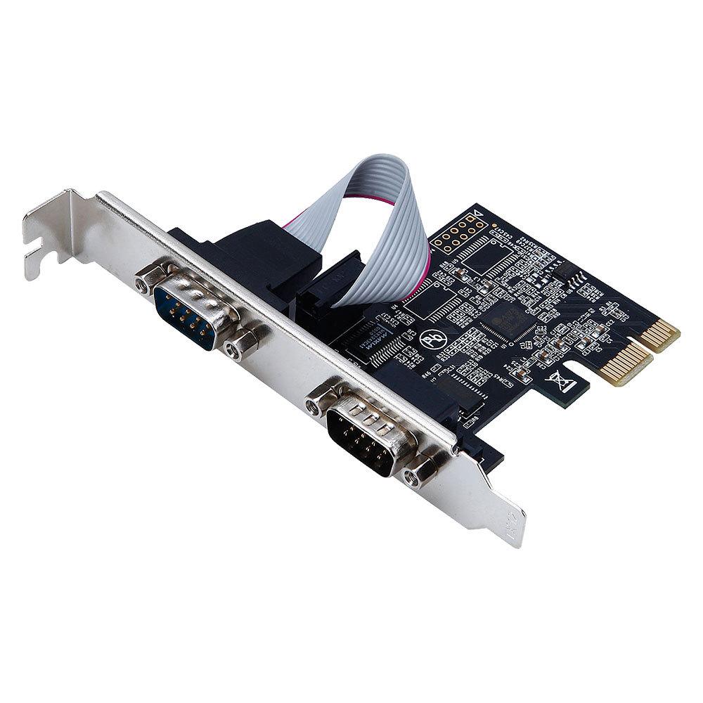 

TXB074 Pcie to Serial Port RS232 Interface Expansion Card AX99100 Desktop PC PCI-E Serial Port Adapter Card As Shown A