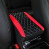 Leather Armrest Pad Cover Center Console Box Cushion Car Accessories Black/Red