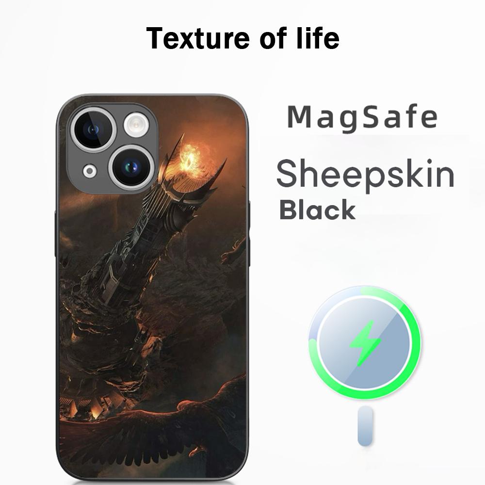 Lord R-rings Rohir-rim cool poster Phone Case For iPhone 17 16 15 14 13 12 Plus Pro Max High-end Luxury Magsafe Sheepskin