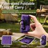 Ultralight Dual-purpose Folding Seat Cushion Moisture-proof Portable Pad Convertible Storage Tray for Camping Picnic Hiking