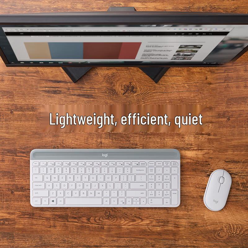 Logitech MK470 Slim Wireless Keyboard and Mouse Combo