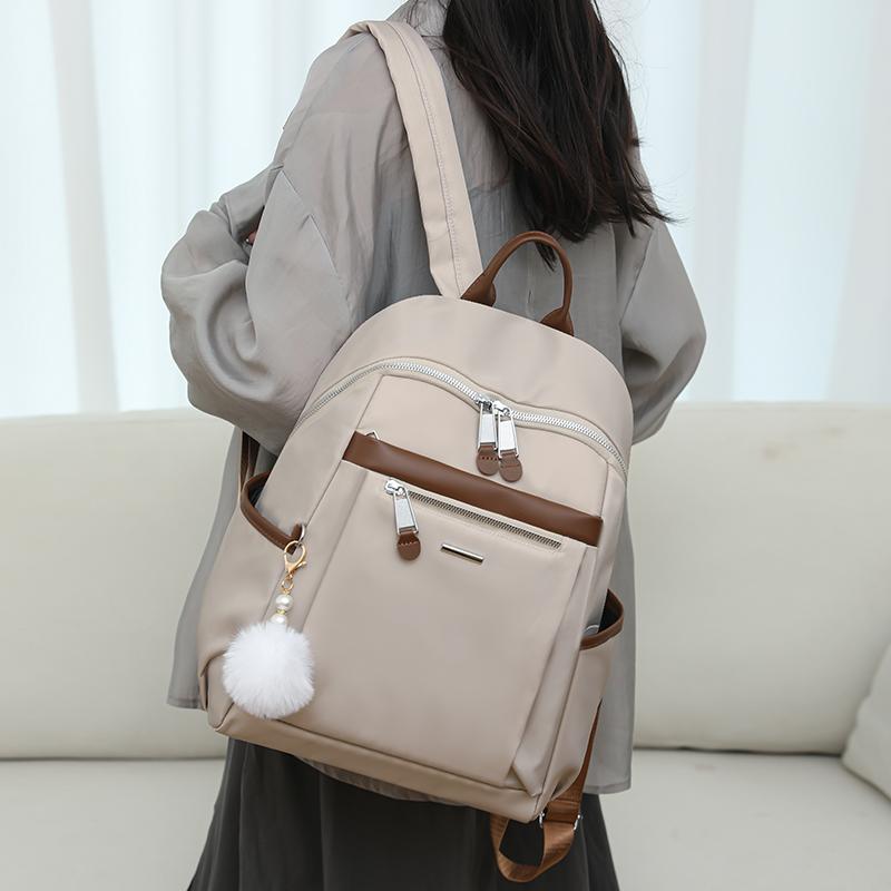 Mochila de nailon para mujer, bolso de viaje de gran capacidad, mochila escolar para estudiantes