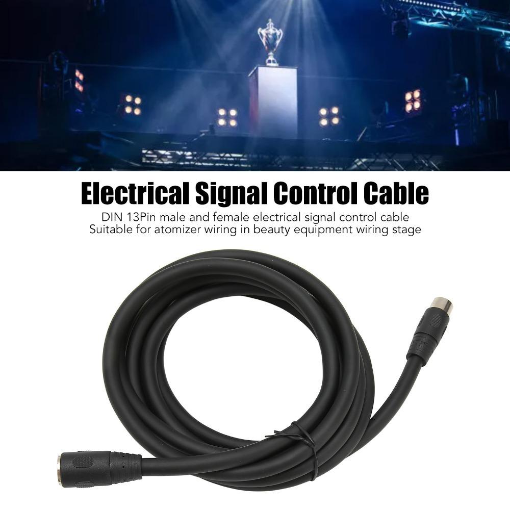 9.8ft DIN 13 Pin Cable Flexible Beauty Equipment Cable for Nebulizer Cable Stage Equipment