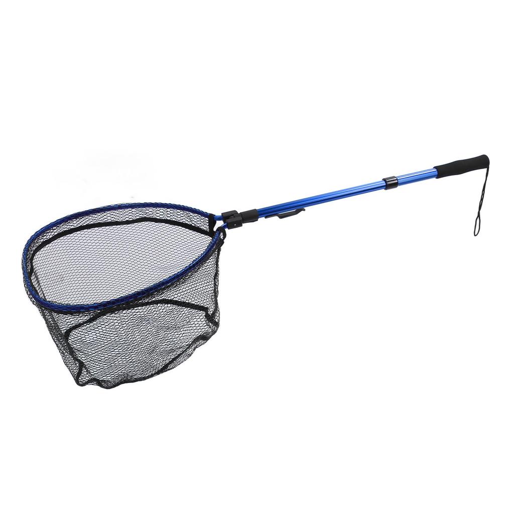 Floating Fishing Net Aluminum Alloy Rubber Foldable Extendable Portable Fish Landing Net for Easy Transportation and
