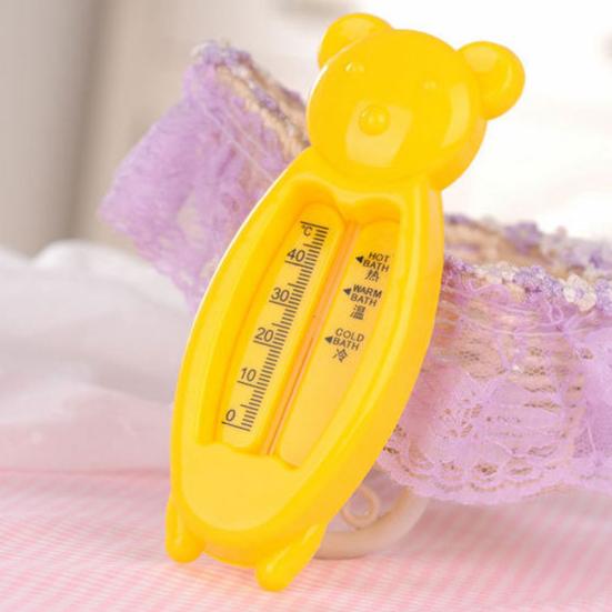 Cartoon Bear Shape Baby Shower Bath Water Thermometer Temperature Test Tool