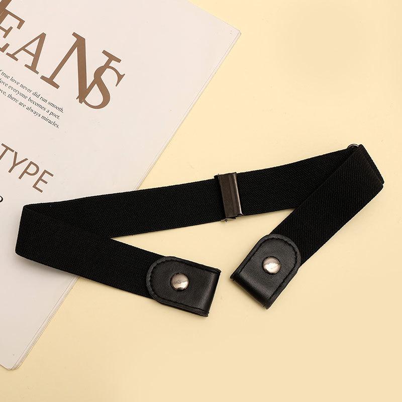 Invisible and Traceless Lazy Belt for Women's Elastic Elastic Trousers Belt for Jeans Pants Large Change Small Waist-retracting Artifact Belt