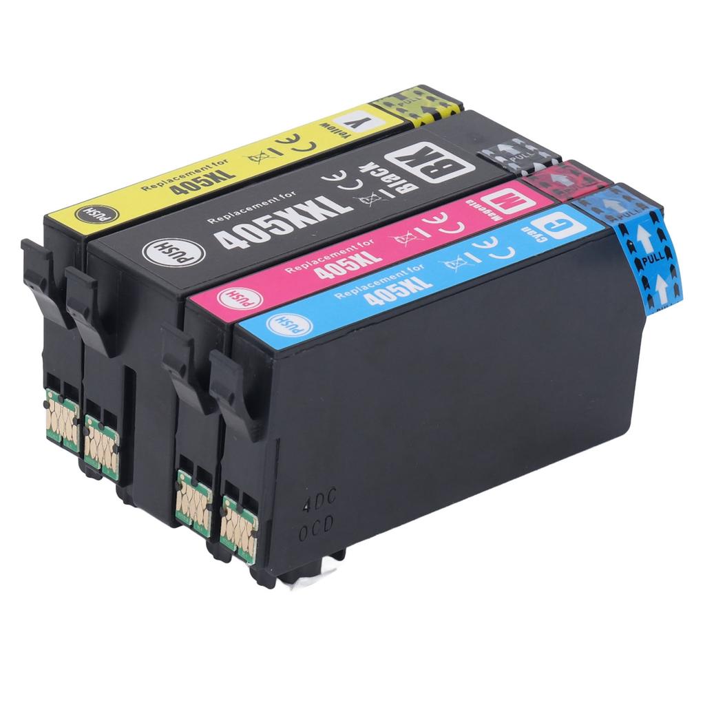 4PCS Ink Cartridge Smooth Output BK C M Y Printer Ink Cartridge Set for WorkForce Pro WF 3820DWF