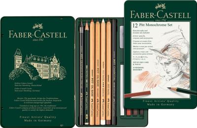Pitt Monochrome Set Small 112975 Japanisch Faber-Castell [Originalprodukt]