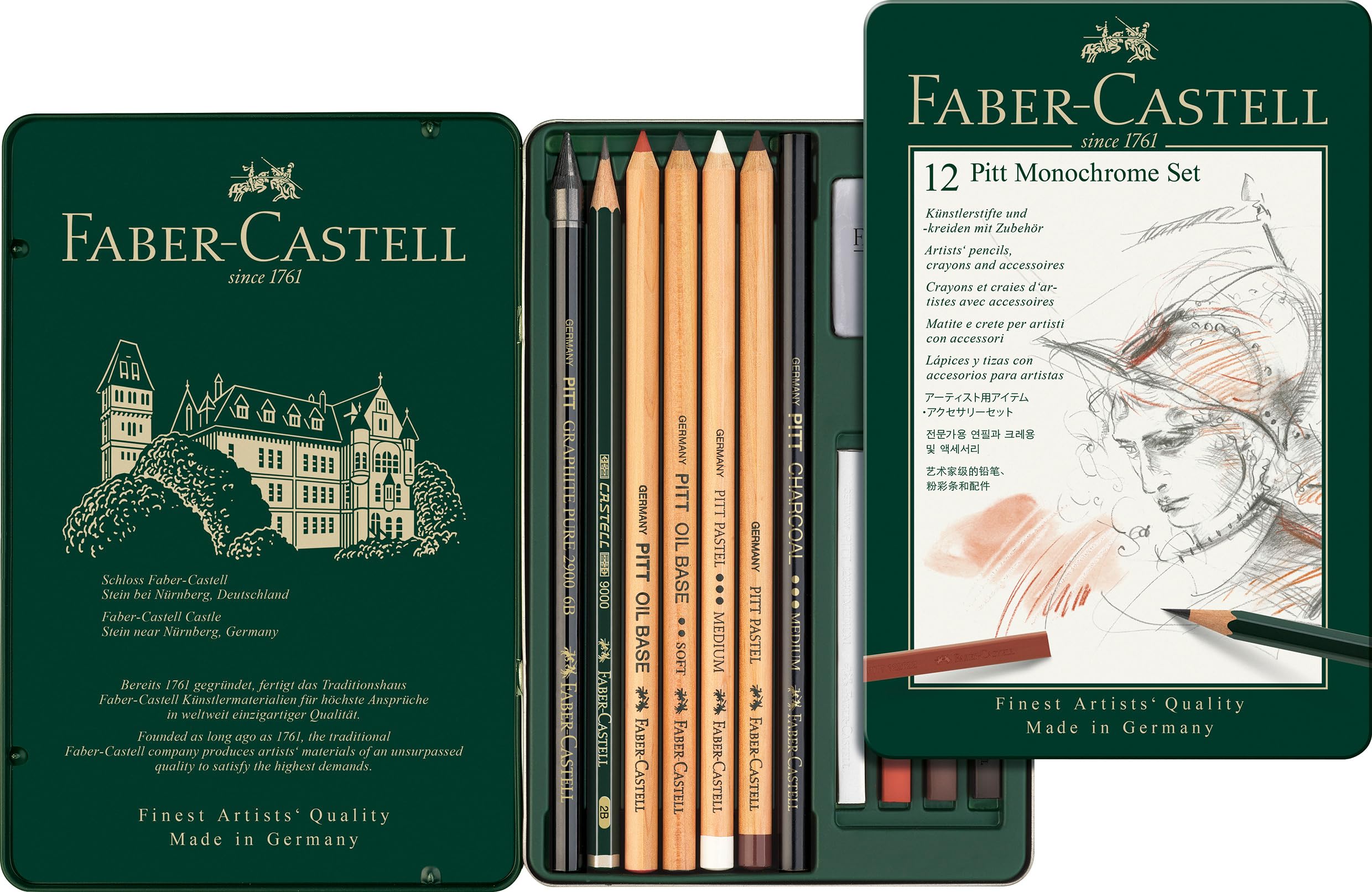 

Pitt Monochrome Set Small 112975 японский Faber-Castell [оригинальный продукт]
