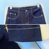 Women's High Waist Straight Cropped Jeans Narrow Wide Leg Dark Denim Nine Minutes Pants Petite Fit Casual Spring Summer Trousers