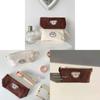 Canvas Cat And Dog Pencil Case With Large Capacity For School Supplies And Storage