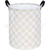 Girls Laundry Hamper Basket, Pink Bowknots