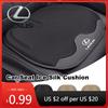 Interior Stickers Car Seat Ice Silk Cushion Leather Seat Anti-Slip Cover Pad Accessories For CT ES GS NX IS250 CT200h IS30