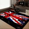 British Flag Artwork Rug Office Floor Mat - Machine Washable for Bedroom, bedroom, livingroom, Room Decor Fan Gifts Christmas
