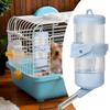 Hamster Water Bottle Plastic Dispenser Feeder Hanging Pet Water Bottle - Cage-Mounted Leak-Proof Drinker  Stylish Design
