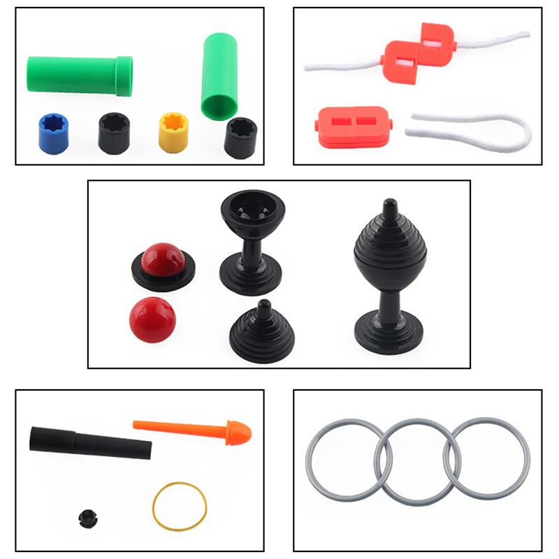 Magic Prop Set Simple Magic Tricks Kit Set for Party Table Games Exciting Magician Tricks Performance Show Birthday Gifts TMZ