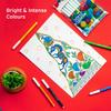 DOMS Sketch Max 12 Shades Non Toxic Water Colour Sketch Pens Pack of 1 for Kids Drawing and Colouring Set Art Kit