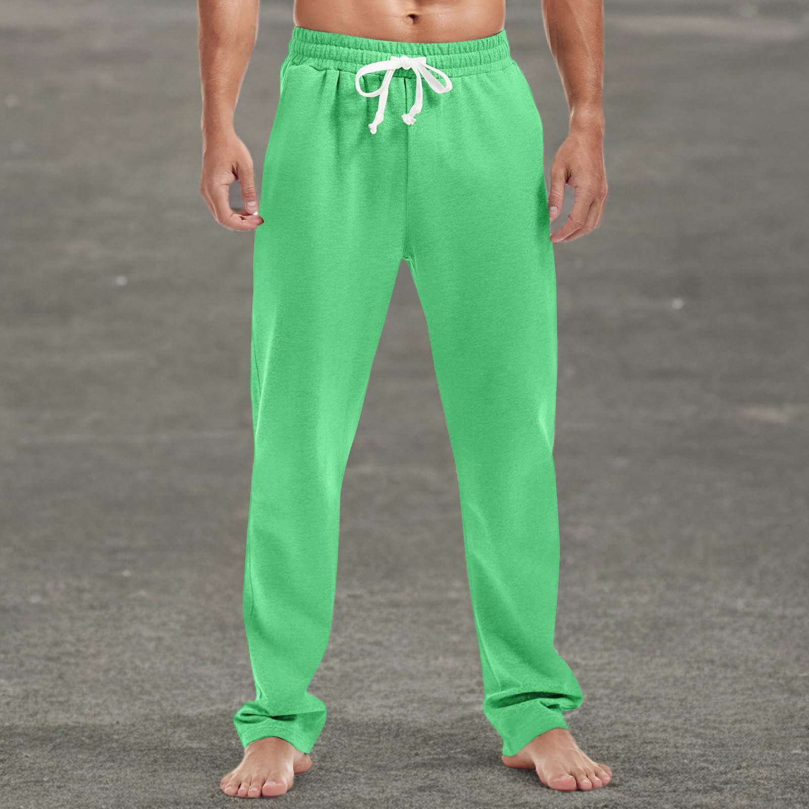 

Чоловічі модні прямі повсякденні штани для бігу з кишенями XL