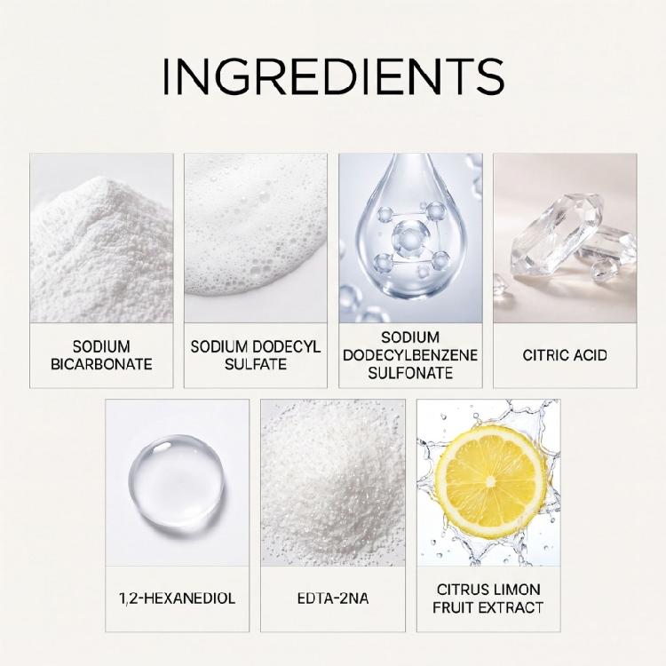 Lemon Note Floor Cleaning Product for Kitchen and Bedroom Tasks, Cleaning Portions for Household Use Each Day Daily