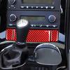 Pentru Chevrolet Corvette C6 2005-2007 3 bucăți cutie de depozitare din fibră de carbon reală pentru scaune pentru butoane de căldură pentru interiorul mașinii