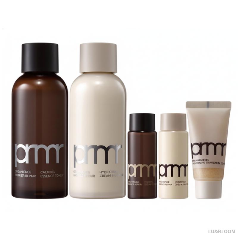 

Primera Organience Barrier Repair 2-Step Special Set (Toner 160ml + Emulsion 160ml + 3 Trial Size Minis each 30ml) (+Free gift)