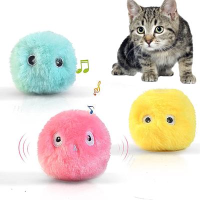 Barking Balls, Vocal Self-Hey Cat Toy Balls, Funny Cat Sticks, Catnip Gravitational Barking Balls