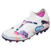 Puma Future 7 Match Mg Artificial Grass Football Shoes Unisex Football Shoes White Blue Pink 108136-01